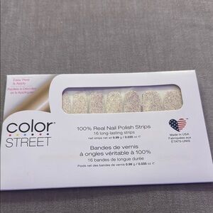 Color Street Sparkling Glitter Nail Strips Candied Lavender